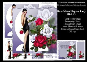 Rose Moon Flapper Lady Mini Kit
