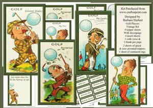 Golf Players Vintage Kit