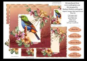 Suberb Tanger Bird and Flowers Mini Kit