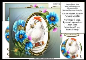 Rose Crested Cockatoo Pyramid Mini Kit