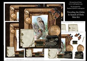Traveling the Globe in Search of Owls Mini Kit
