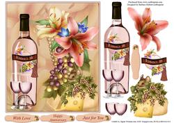 Romance Me Topper with Decoupage