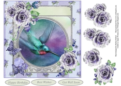 Summer Roses Topper with Decoupage