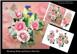 Blushing Bird and Roses Mini Kit