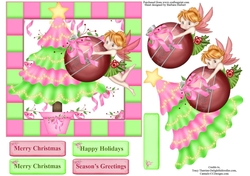 Decorating the Tree Fairy Topper with Decoupage