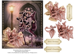 Holiday Classic Topper with Decoupage
