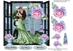 Never Ending Love Topper with Decoupage