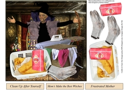 Witchy Mother Topper with Decoupag