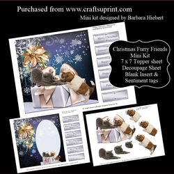 Christmas Furry Friends Mini Kit