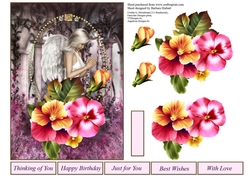 Silence Topper with Decoupage