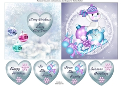 Snowflake Quick & Easy Cut & Fold Card