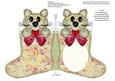 Silly Cat Cut & Fold Christmas Sock Insert