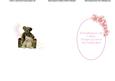 Teddy Bear and Flowers Insert & Verse