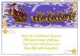 Santa Over the Roof Tops Dl Insert & Verse