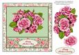 Rose Bouquet Easy Topper & Decoupage Mother