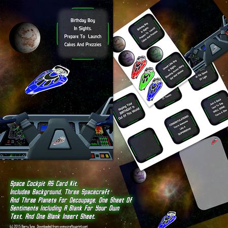 Space Cockpit A5 Mini Kit for Boys and Men