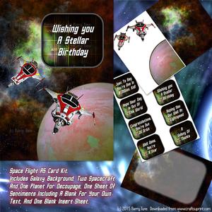On the Way Home Science Fiction A5 Mini Kit for Males