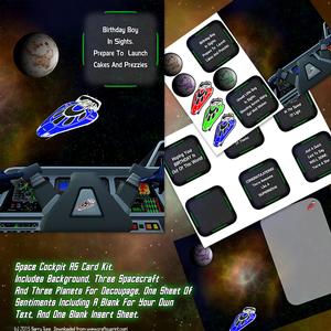 Space Cockpit A5 Mini Kit for Boys and Men