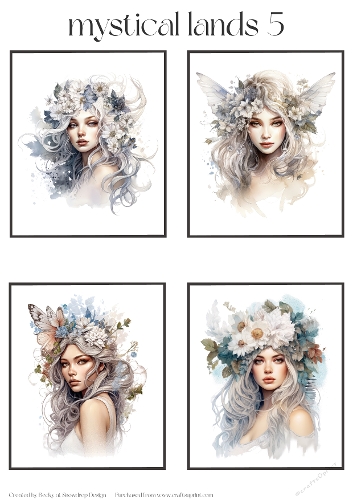 Mystical Lands 5 - Toppers x 4 Sheet