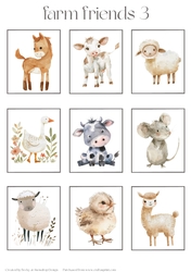 Farm Friends 3 - Toppers x 9 Sheet