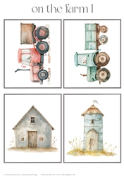 On The Farm 1 - Toppers x 4 Sheet