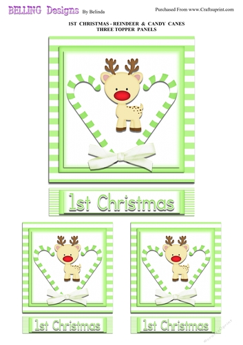 Christmas - 1st Christmas - Reindeer