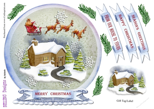 Christmas - Home In The Snow - Globe