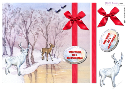 Christmas - Stag & Deer 