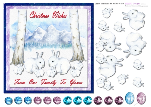 Christmas - Rabbit Family