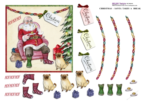 Christmas - Santa Takes a Break