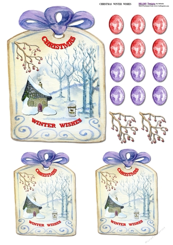 Christmas - Little House In Winter 