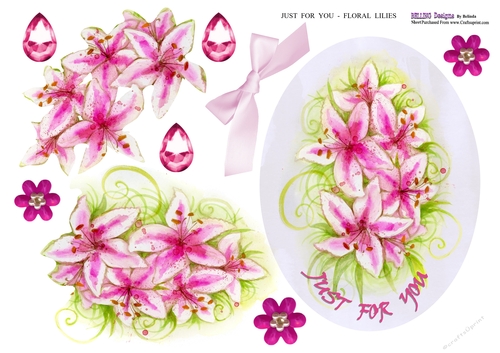 Just For You - Floral - Lillies