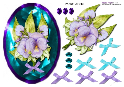 Floral - Pansy Jewel - Various