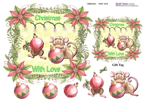 Christmas - Baubles - Mice