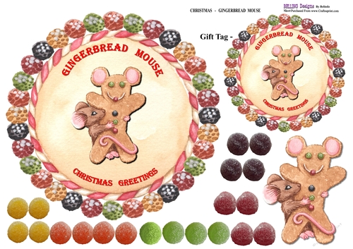 Christmas - Gingerbread Mouse
