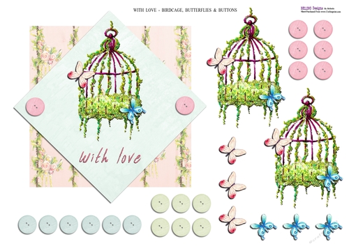 Love - Birdcage & Butterflies
