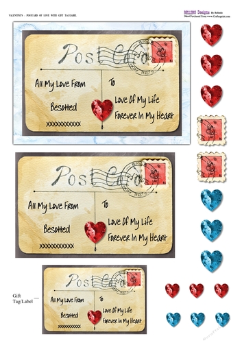 Valentines - Postcard  Of  Love