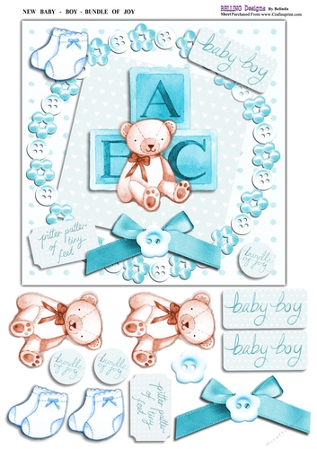 New Baby - Boy - Bundle Of Joy