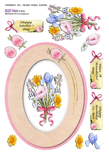 Wonderful Day - Framed Floral Flowers