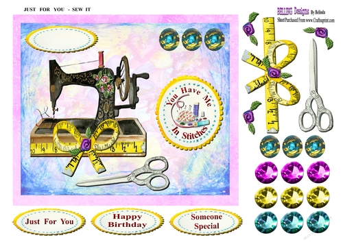 Birthday - Just For You - Someone Special - Sew It