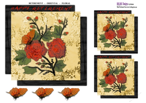Retirement - Oriental - Floral