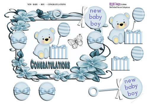 New Baby - Boy - Congratulations