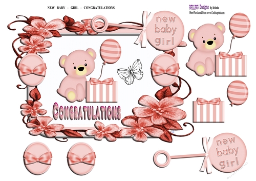 New Baby - Girl - Congratulations