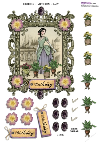Birthday - Victorian - Lady