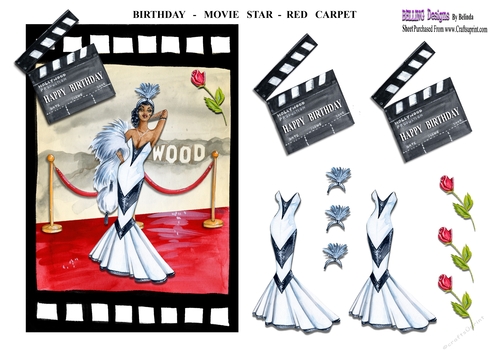 Birthday - Movie Star- Red Carpet