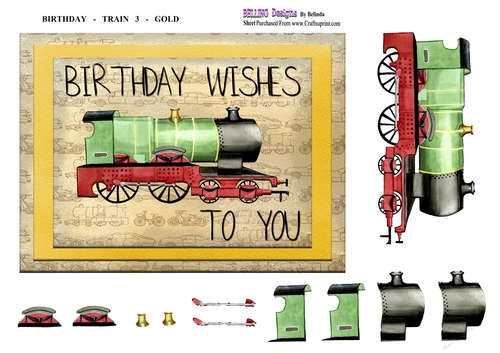 Birthday - Train 3 - Gold