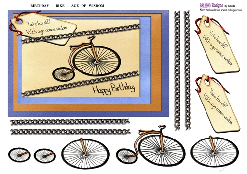 Birthday - Bike - Age Of Wisdom