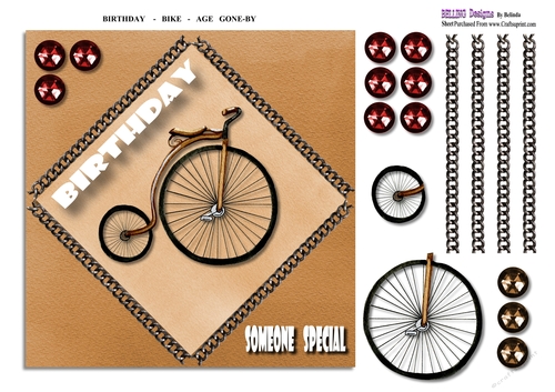 Birthday - Bike - Age Gone-By