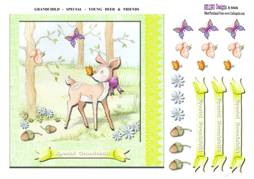 Grandchild - Special - Young Deer & Friends
