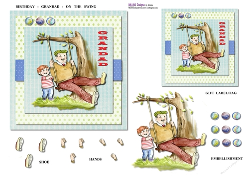 Birthday - Grandad - On The Swing 